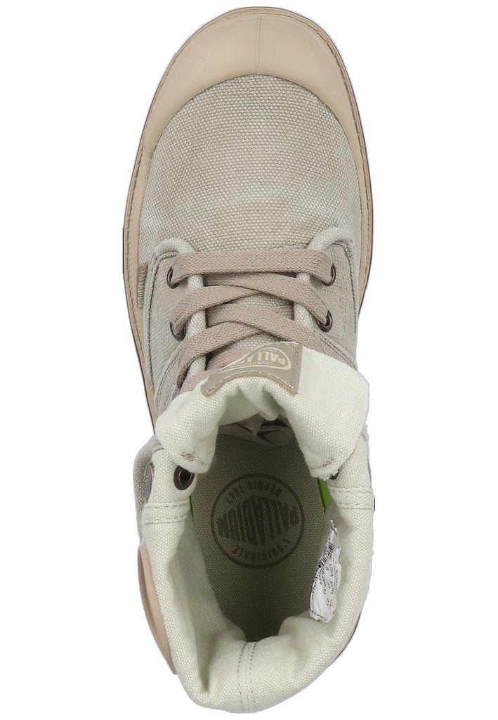 Palladium Stiefelette Canvas Rot