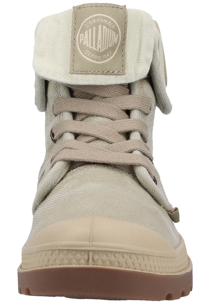 Palladium Stiefelette Canvas Rot