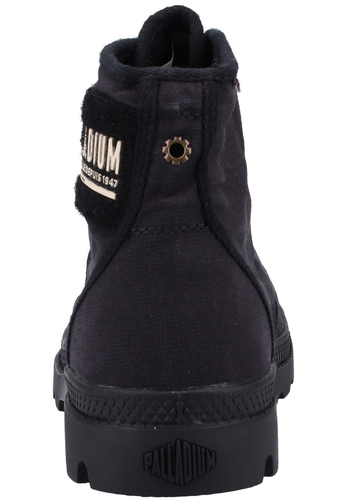 Palladium Stiefelette Canvas Schwarz