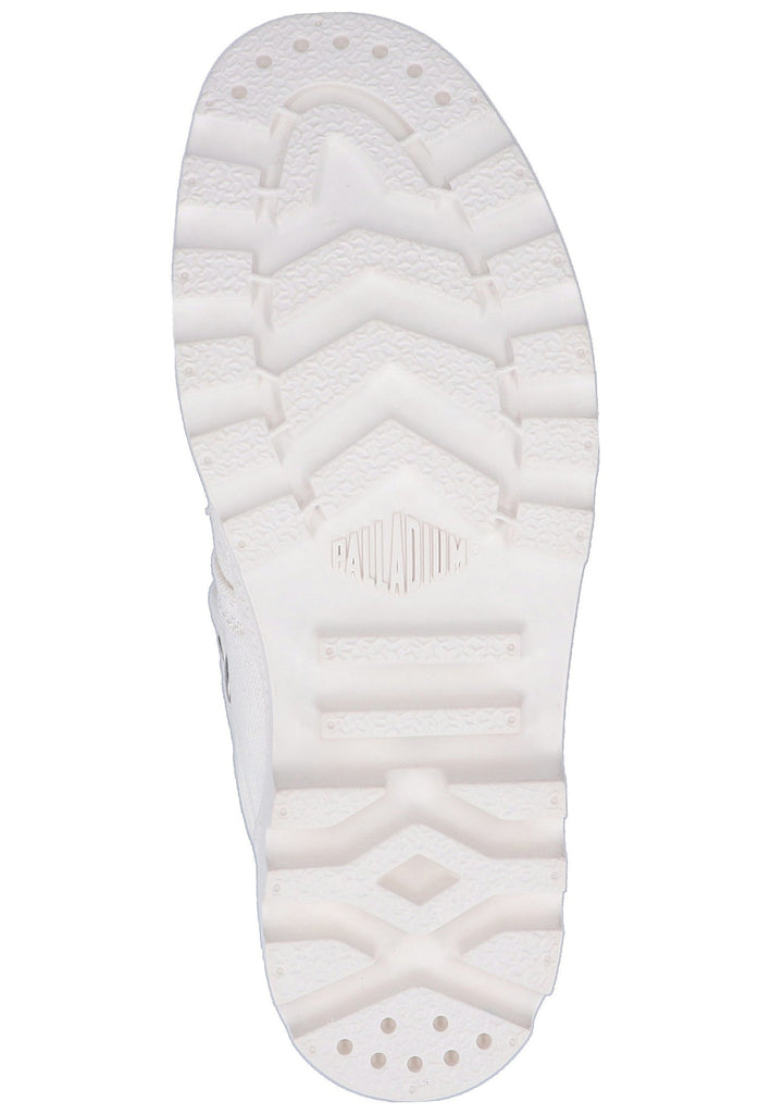 Palladium Stiefelette Canvas Weiß