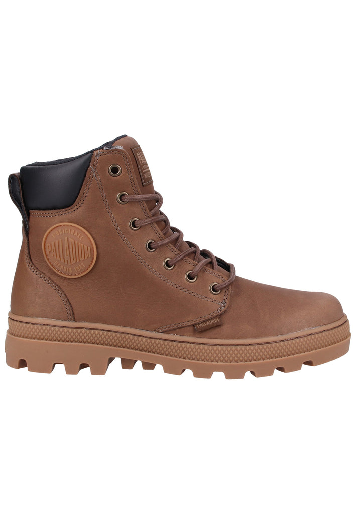 Palladium Stiefelette Leder Braun
