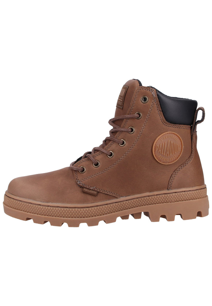 Palladium Stiefelette Leder Braun