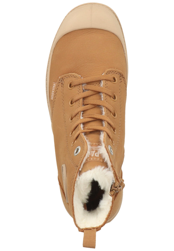 Palladium Stiefelette Leder Braun Warmfutter