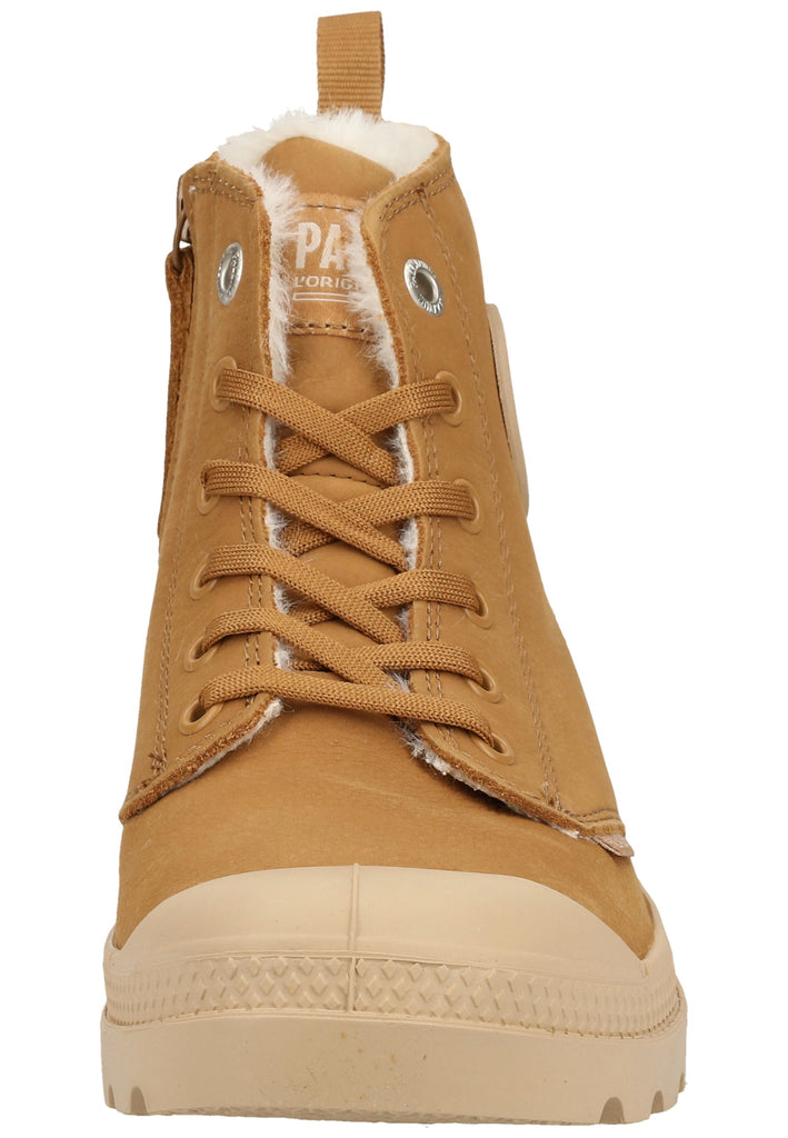 Palladium Stiefelette Leder Braun Warmfutter