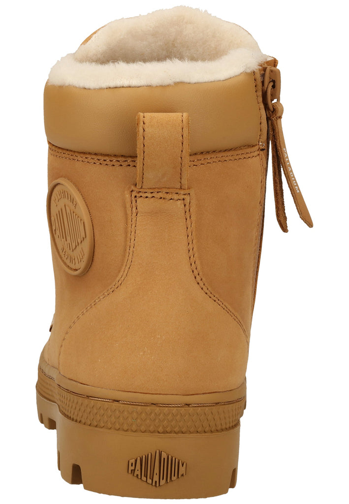 Palladium Stiefelette Leder Braun Warmfutter