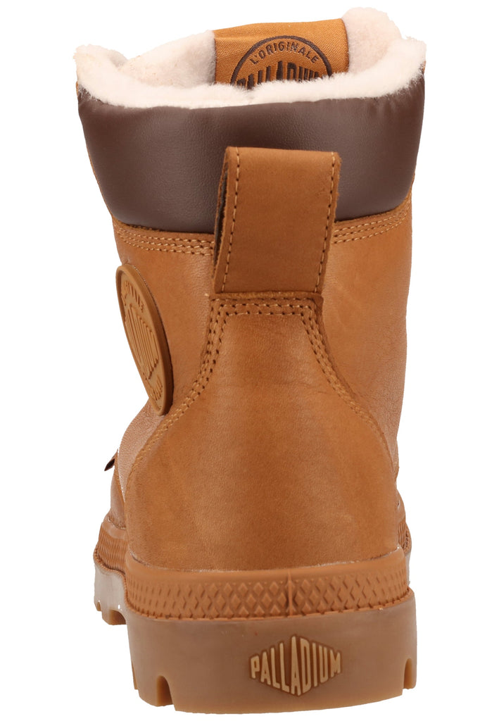 Palladium Stiefelette Leder Braun Warmfutter