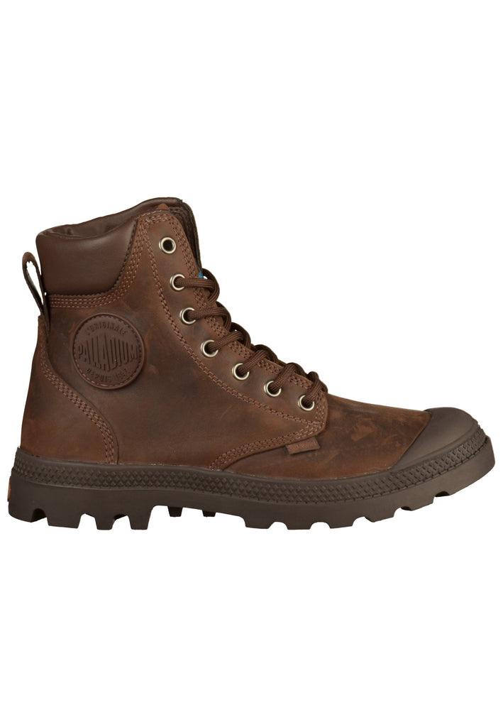 Palladium Stiefelette Leder Chocolate
