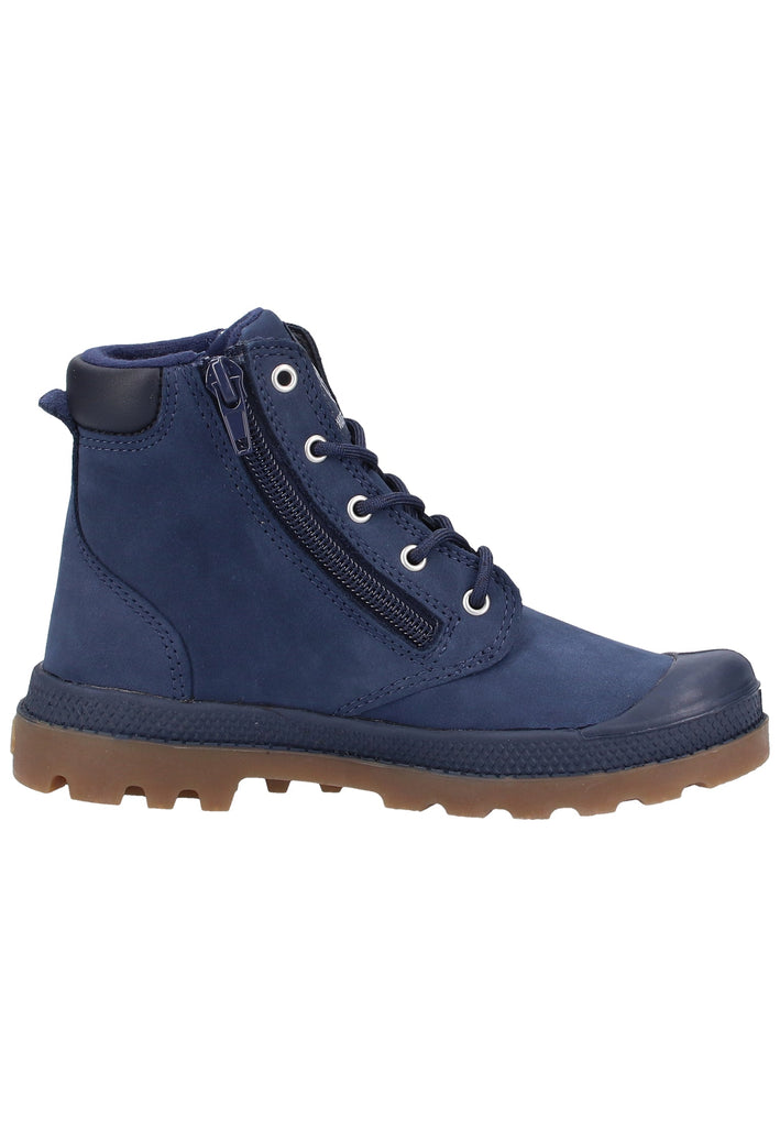 Palladium Stiefelette Leder Dunkelblau
