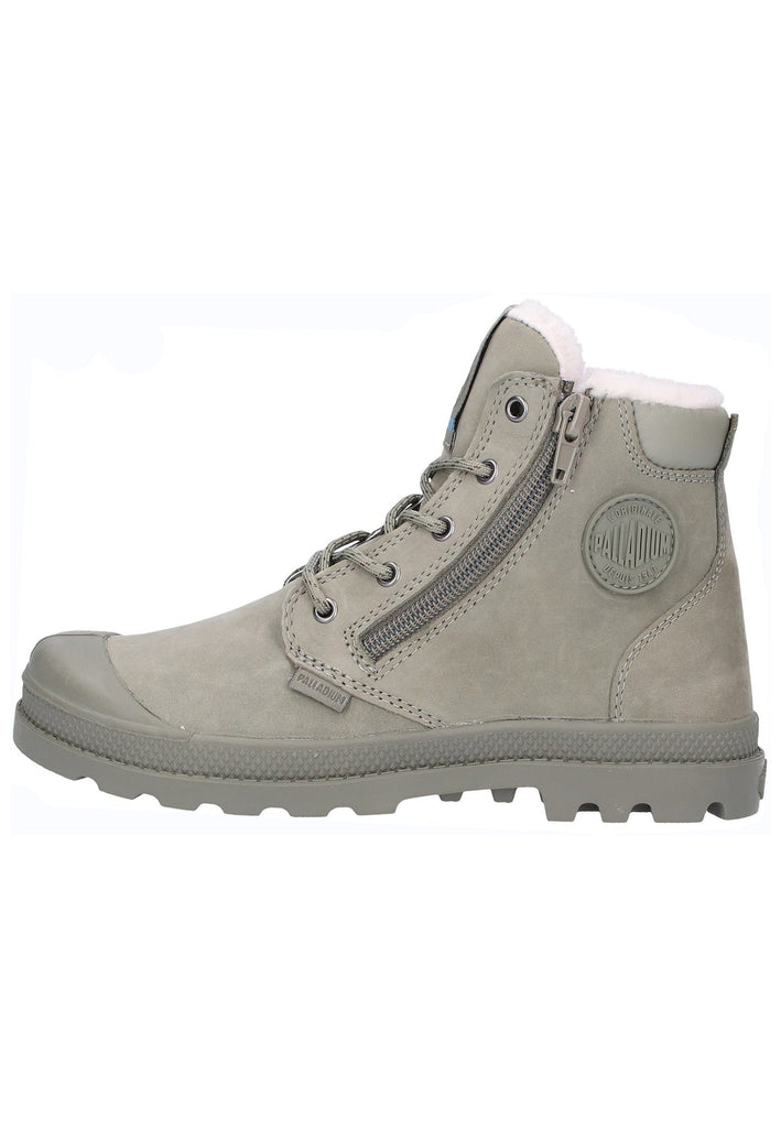 Palladium Stiefelette Leder Grün