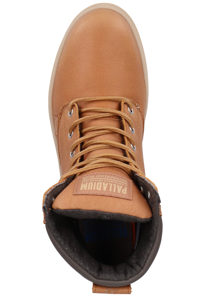 Palladium Stiefelette Leder Hellbraun