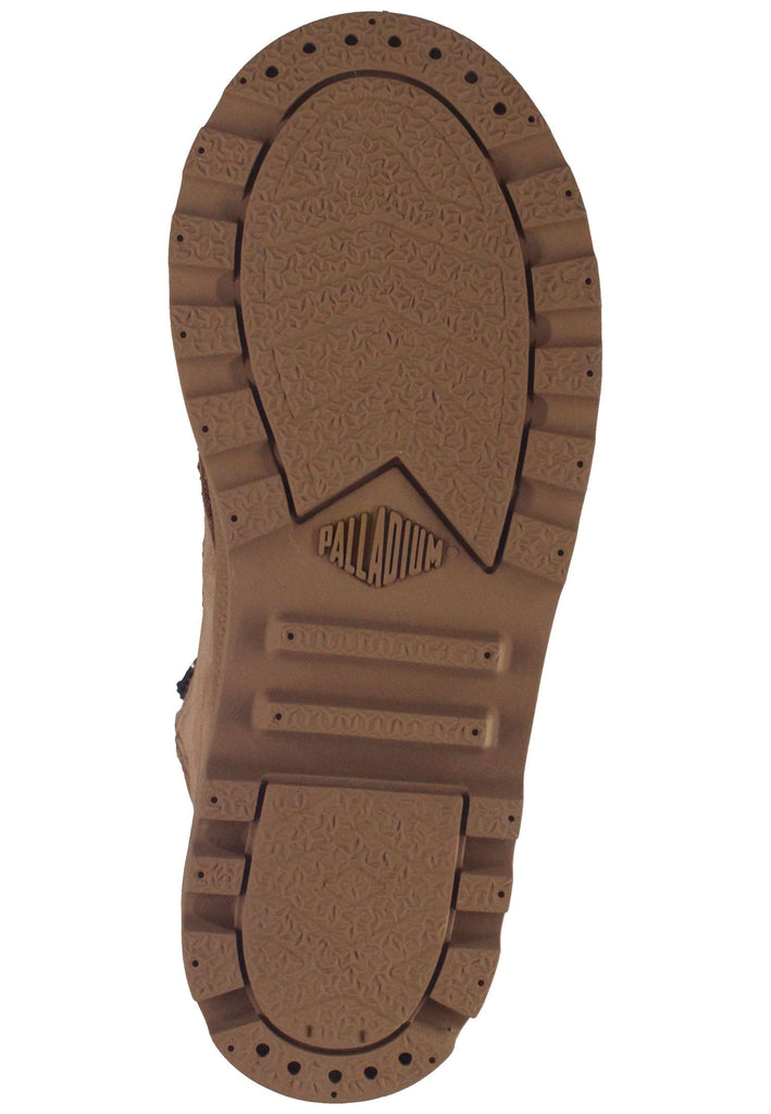Palladium Stiefelette Leder Hellbraun Warmfutter