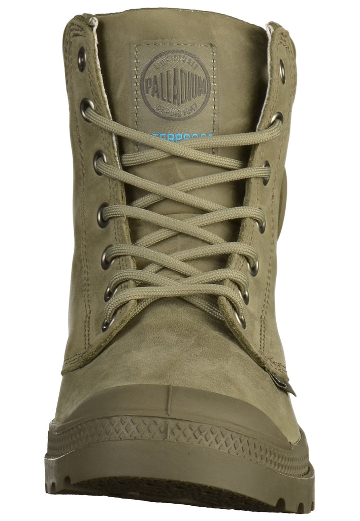 Palladium Stiefelette Leder Oliv
