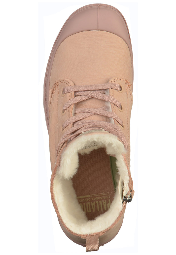 Palladium Stiefelette Leder Rosa