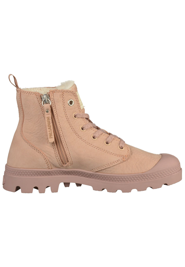 Palladium Stiefelette Leder Rosa