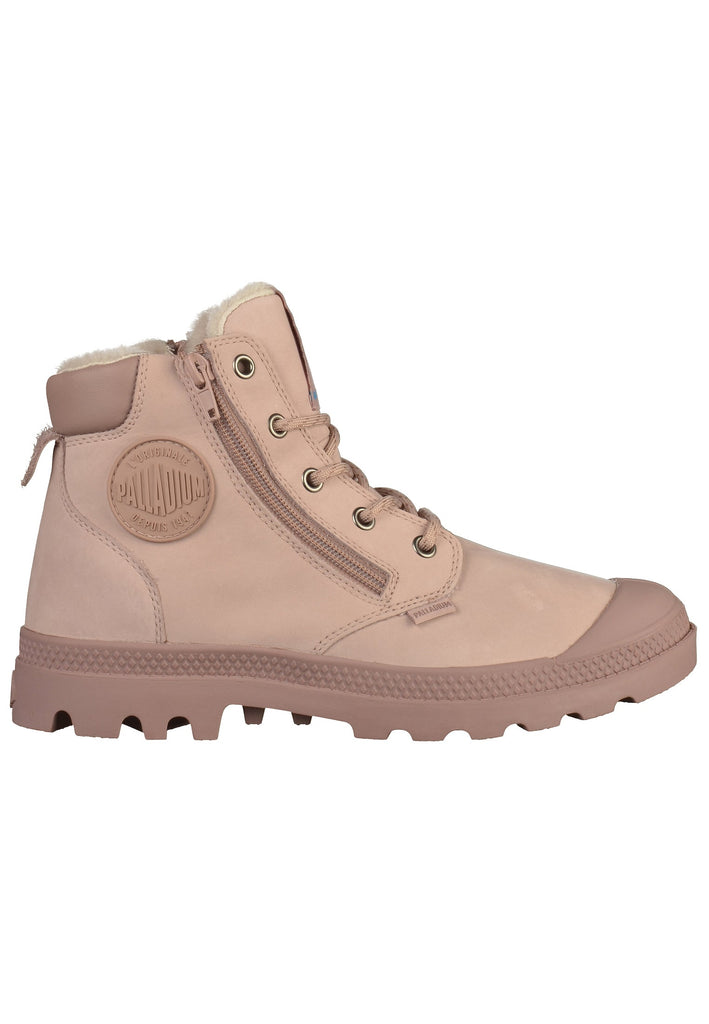 Palladium Stiefelette Leder Rosa