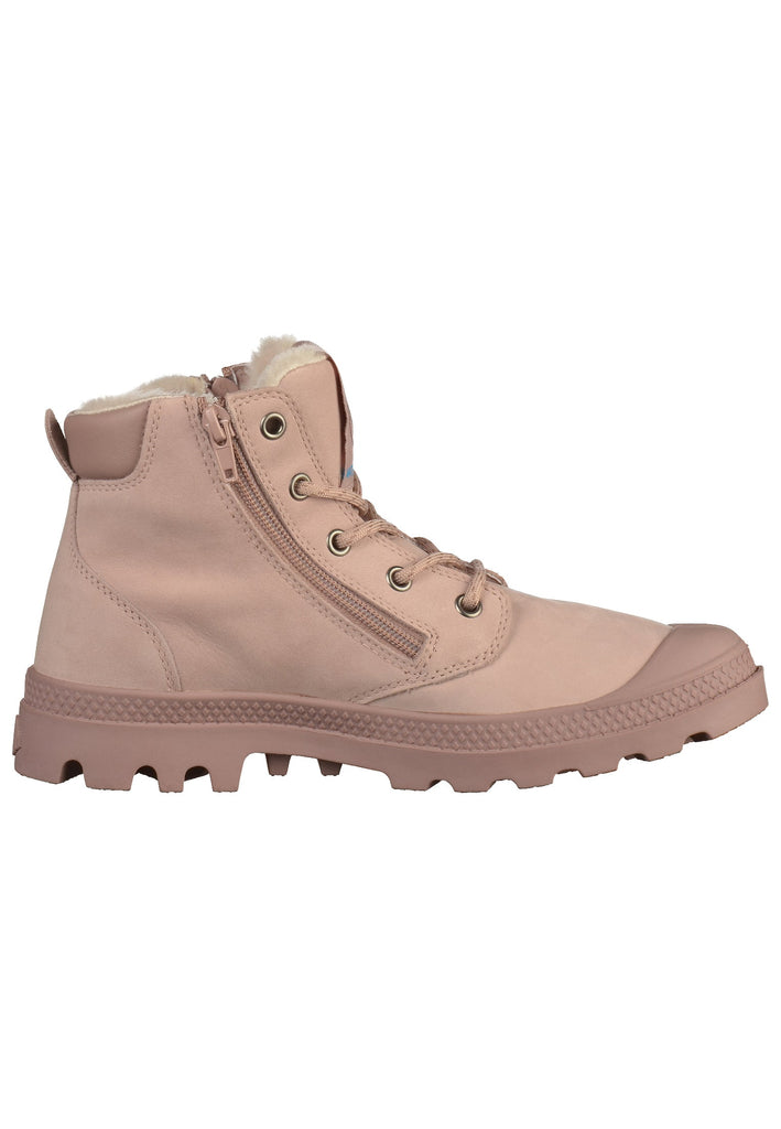 Palladium Stiefelette Leder Rosa