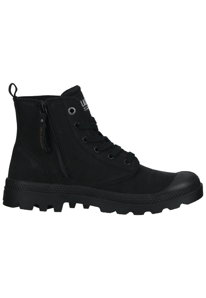 Palladium Stiefelette Leder Schwarz