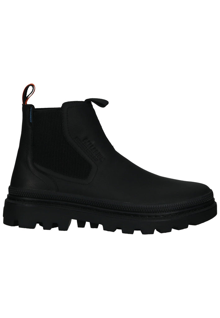 Palladium Stiefelette Leder Schwarz
