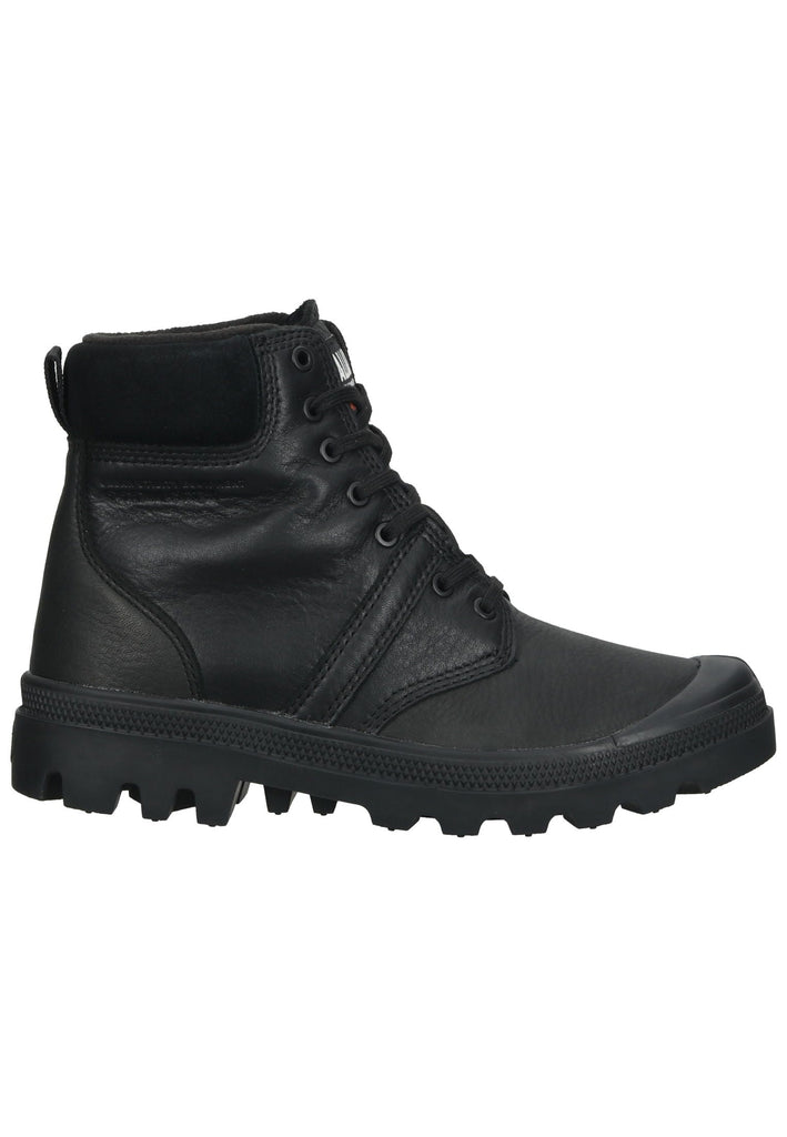 Palladium Stiefelette Leder Schwarz
