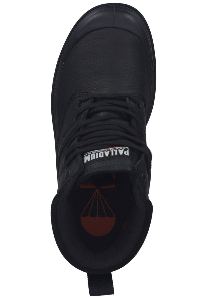 Palladium Stiefelette Leder Schwarz