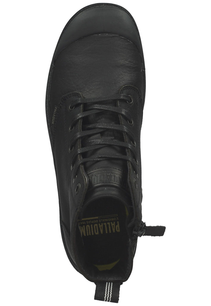 Palladium Stiefelette Leder Schwarz