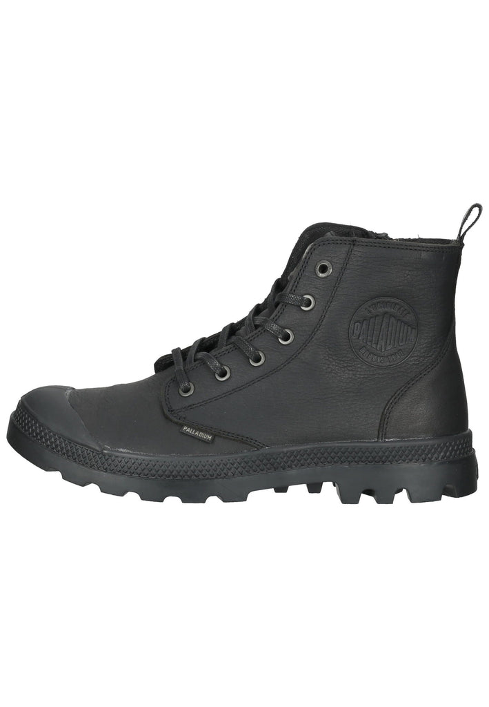 Palladium Stiefelette Leder Schwarz