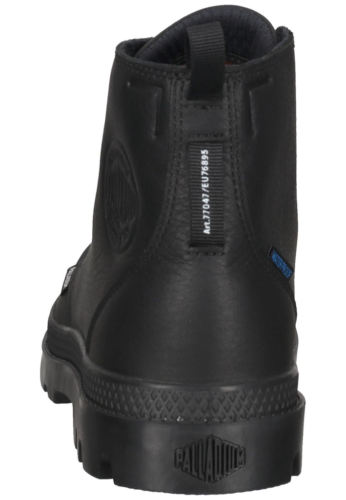 Palladium Stiefelette Leder Schwarz