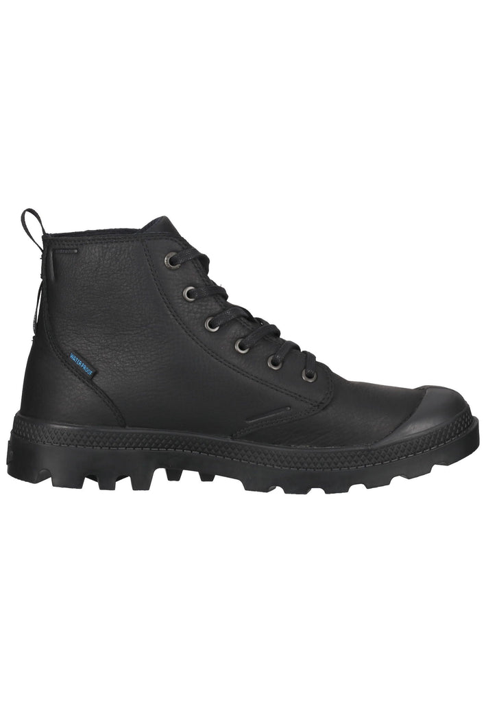 Palladium Stiefelette Leder Schwarz