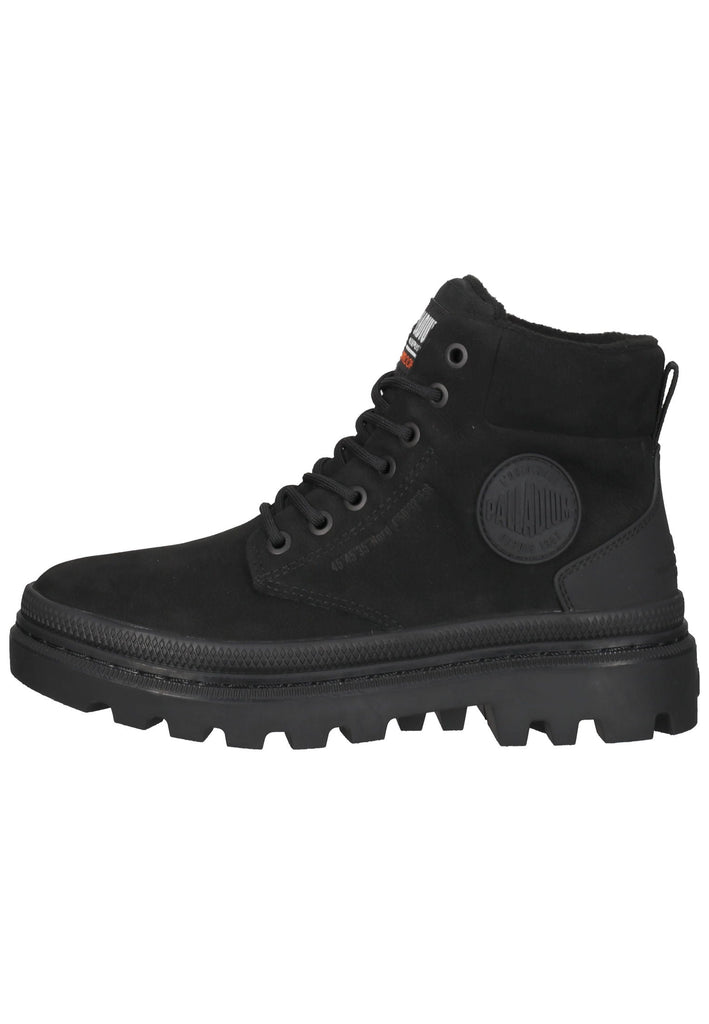 Palladium Stiefelette Leder Schwarz