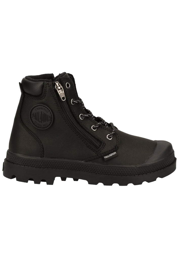 Palladium Stiefelette Leder Schwarz