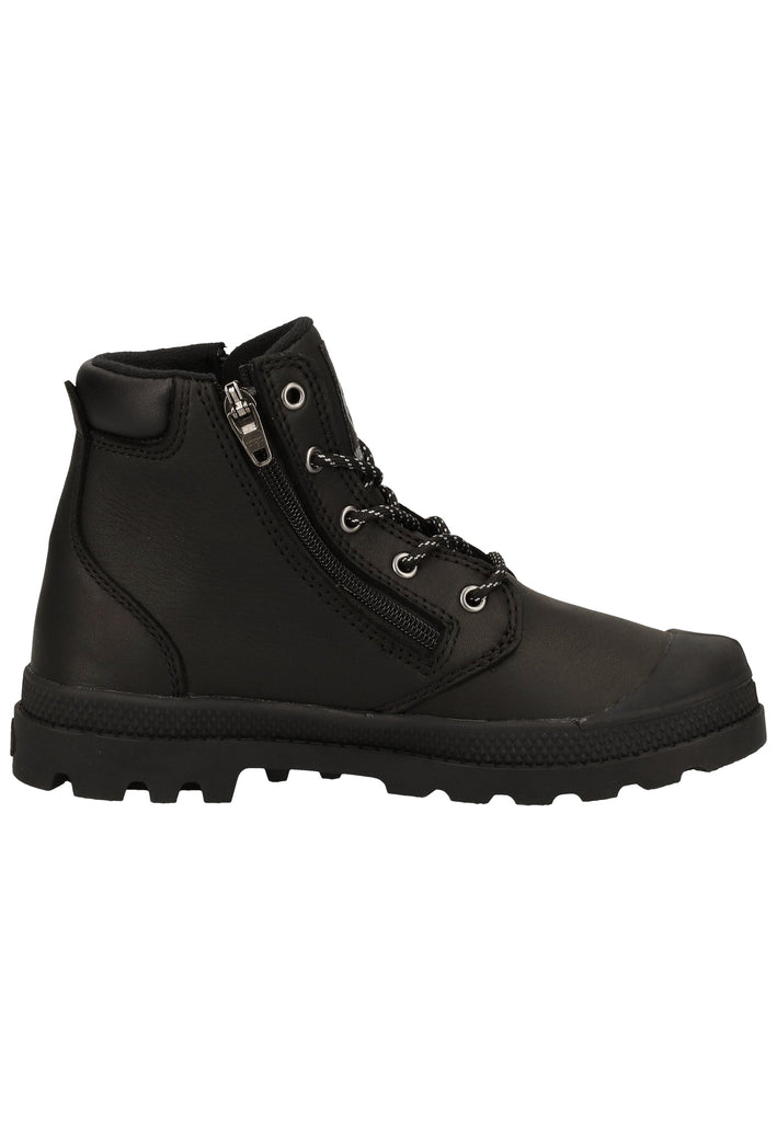 Palladium Stiefelette Leder Schwarz