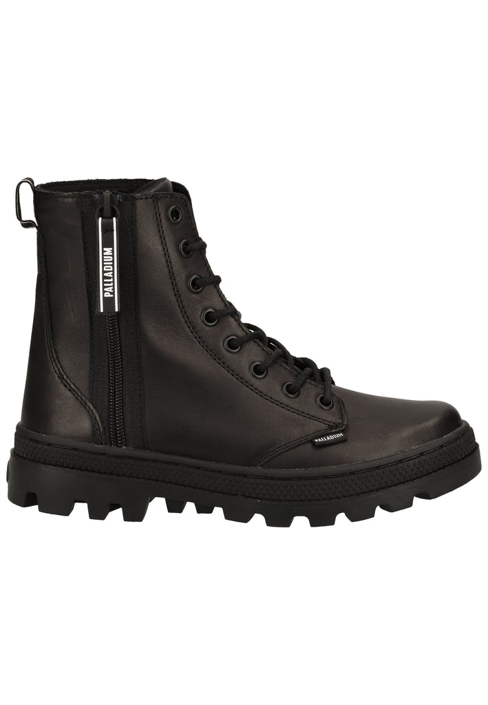 Palladium Stiefelette Leder Schwarz