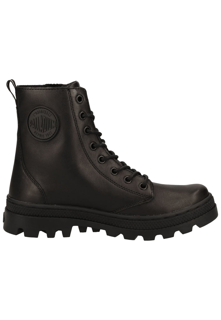 Palladium Stiefelette Leder Schwarz