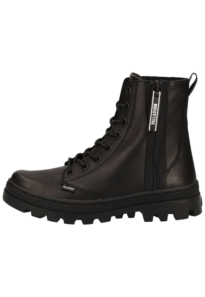 Palladium Stiefelette Leder Schwarz