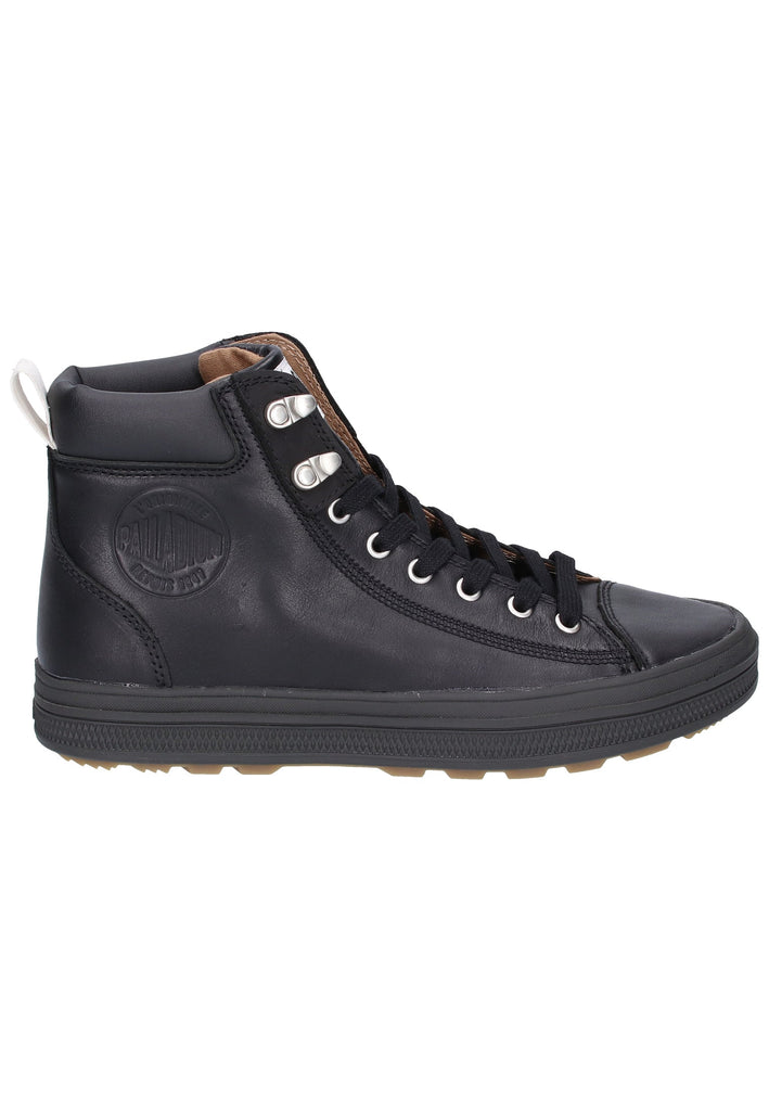 Palladium Stiefelette Leder Schwarz