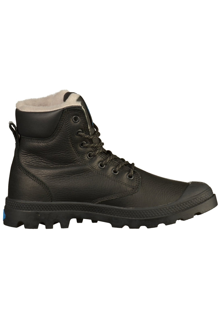 Palladium Stiefelette Leder Schwarz