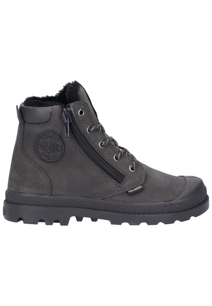 Palladium Stiefelette Leder Schwarz