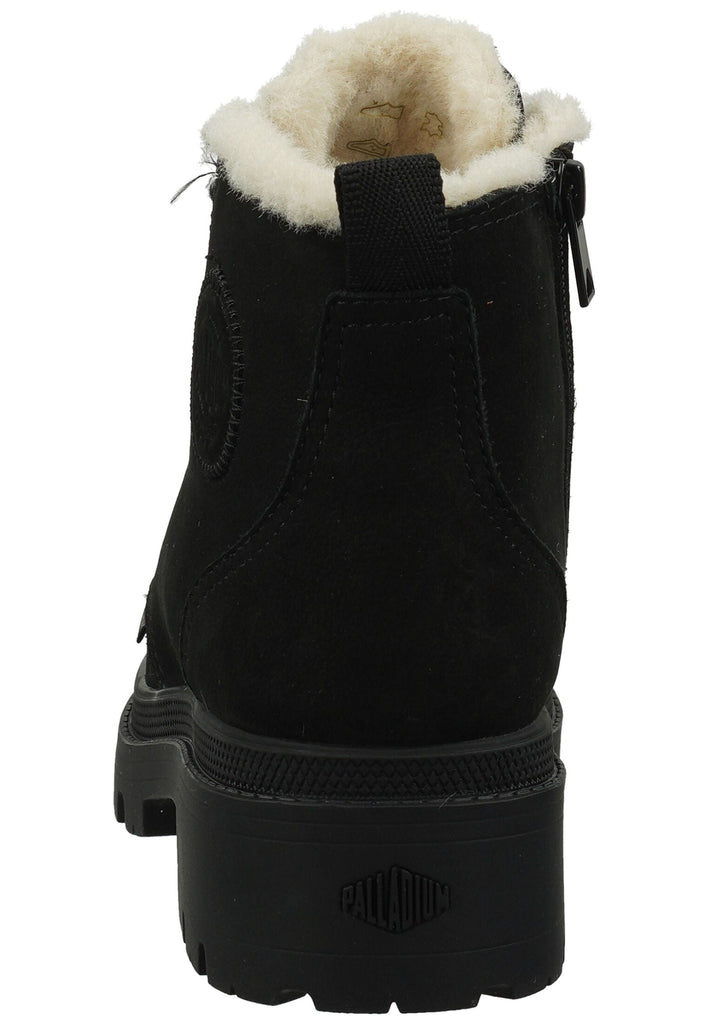 Palladium Stiefelette Leder Schwarz Warmfutter