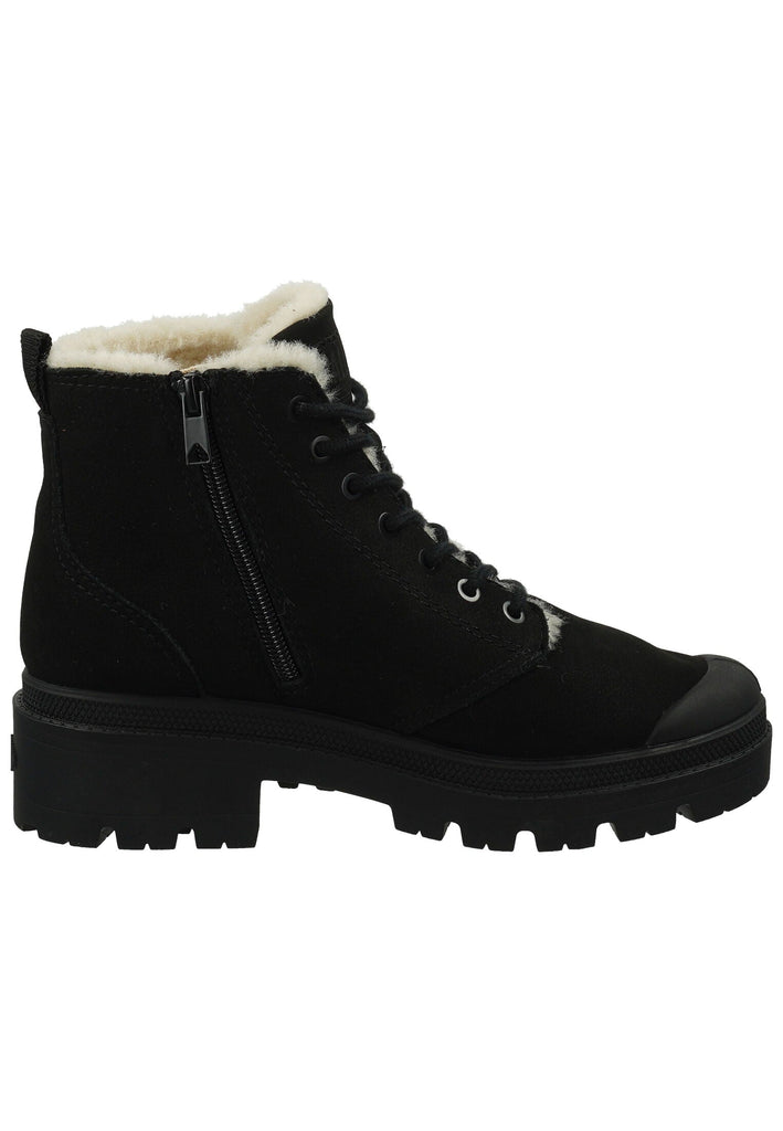Palladium Stiefelette Leder Schwarz Warmfutter