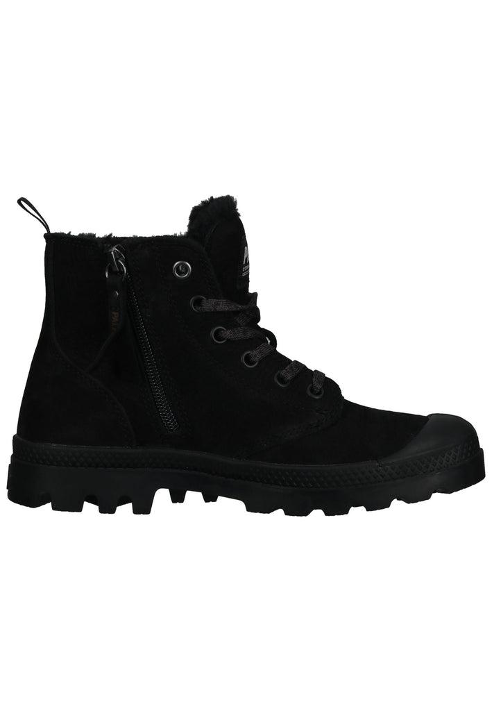 Palladium Stiefelette Leder Schwarz Warmfutter