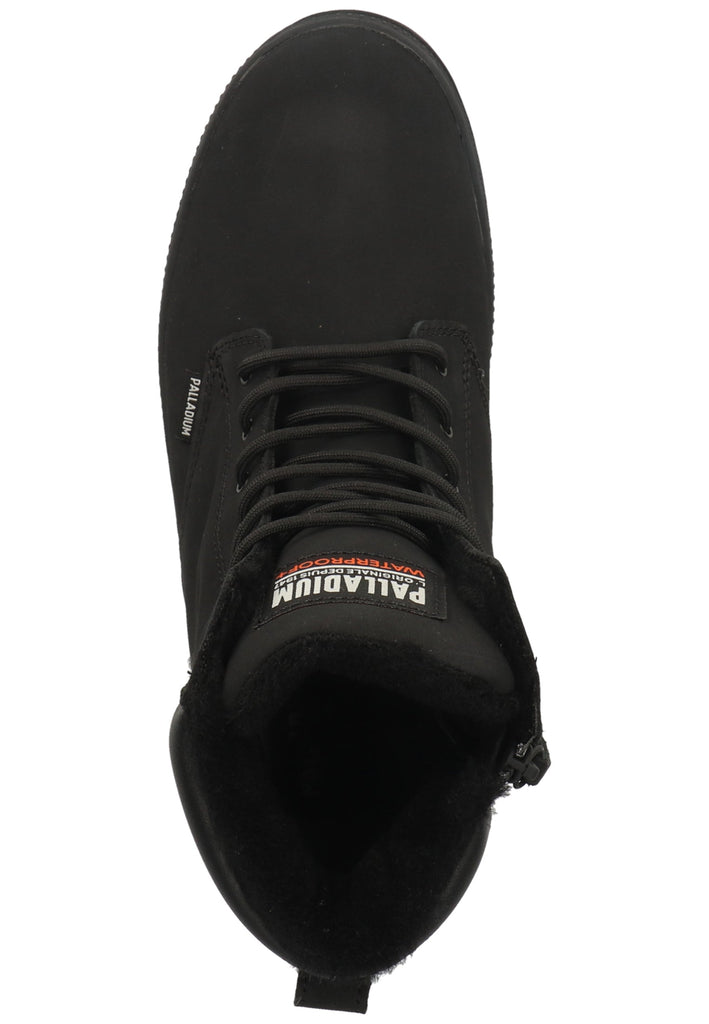 Palladium Stiefelette Leder Schwarz Warmfutter