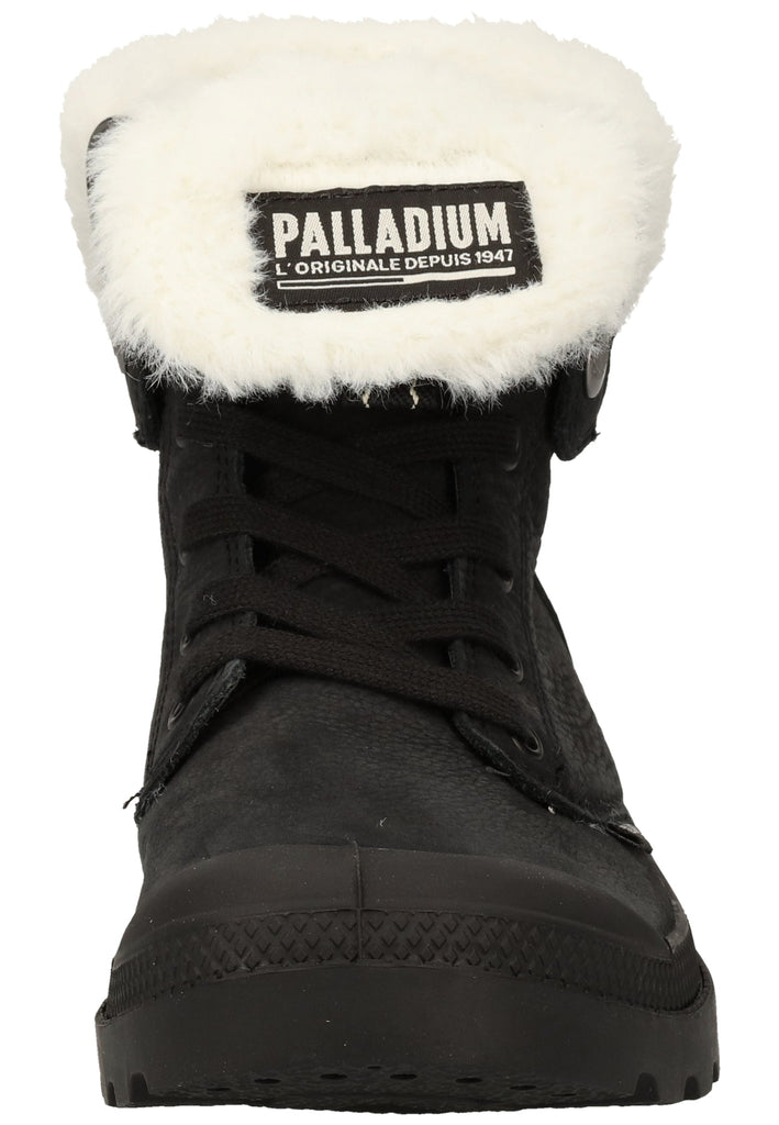 Palladium Stiefelette Leder Schwarz Warmfutter