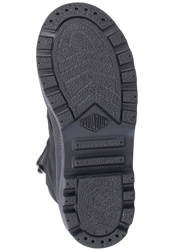 Palladium Stiefelette Leder Schwarz Warmfutter