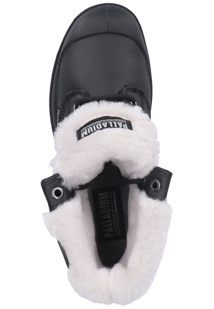 Palladium Stiefelette Leder Schwarz Warmfutter