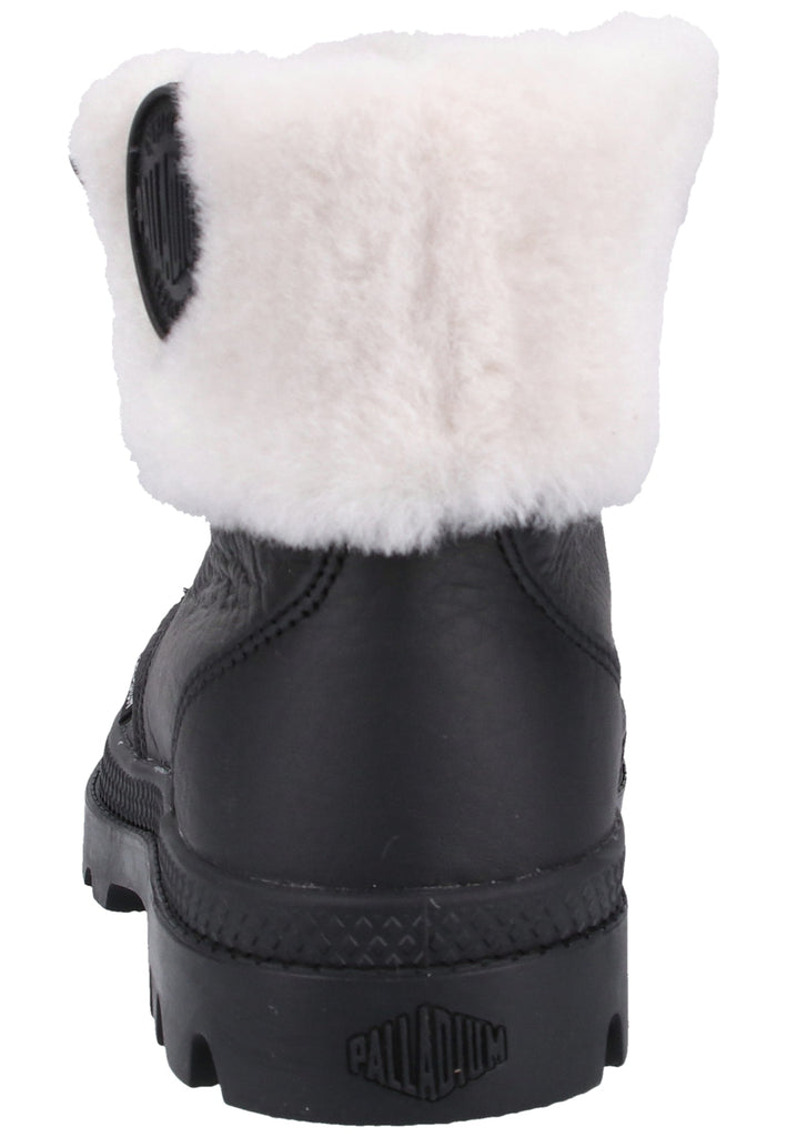 Palladium Stiefelette Leder Schwarz Warmfutter