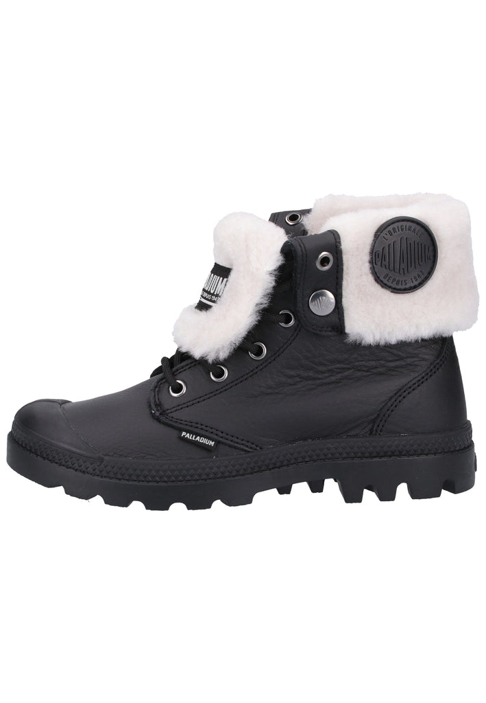 Palladium Stiefelette Leder Schwarz Warmfutter