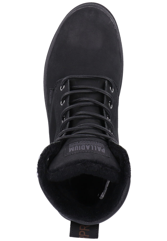 Palladium Stiefelette Leder Schwarz Warmfutter