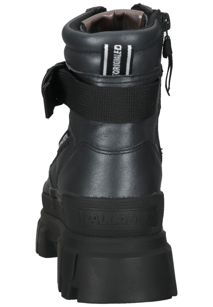 Palladium Stiefelette Leder Silber
