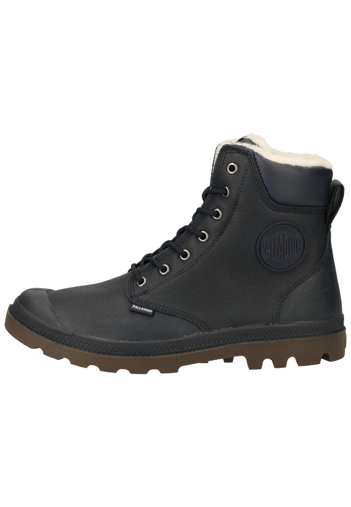 Palladium Stiefelette Leder/Synthetik Dunkelblau Warmfutter