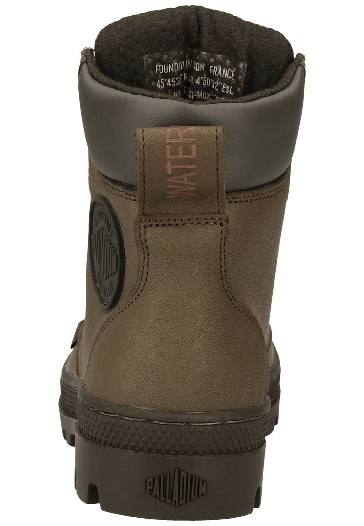 Palladium Stiefelette Leder/Textil Braun